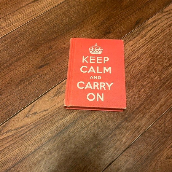 Source Unknown Red Notebook - Keep Calm and Carry On - Picture 1 of 7